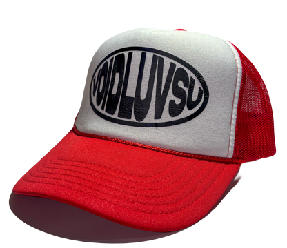 VOIDLUVSU Red Trucker hat